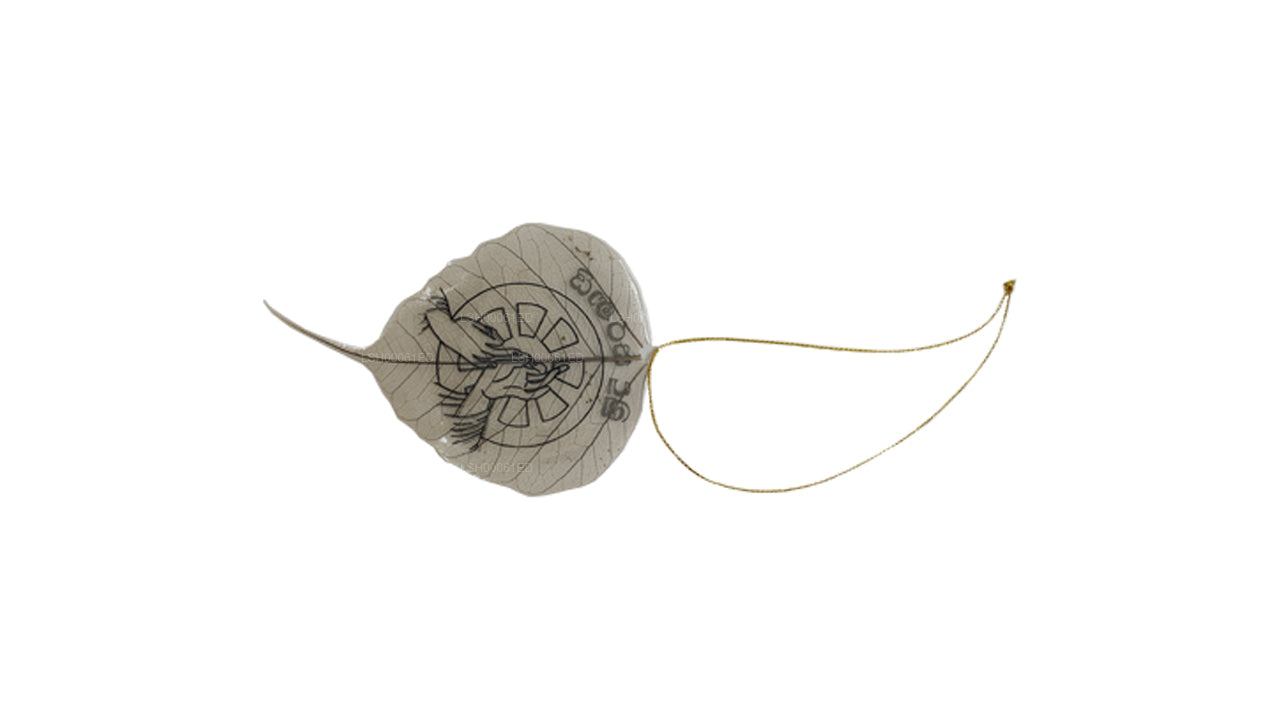 天然菩提樹の葉ハンギングオーナメント