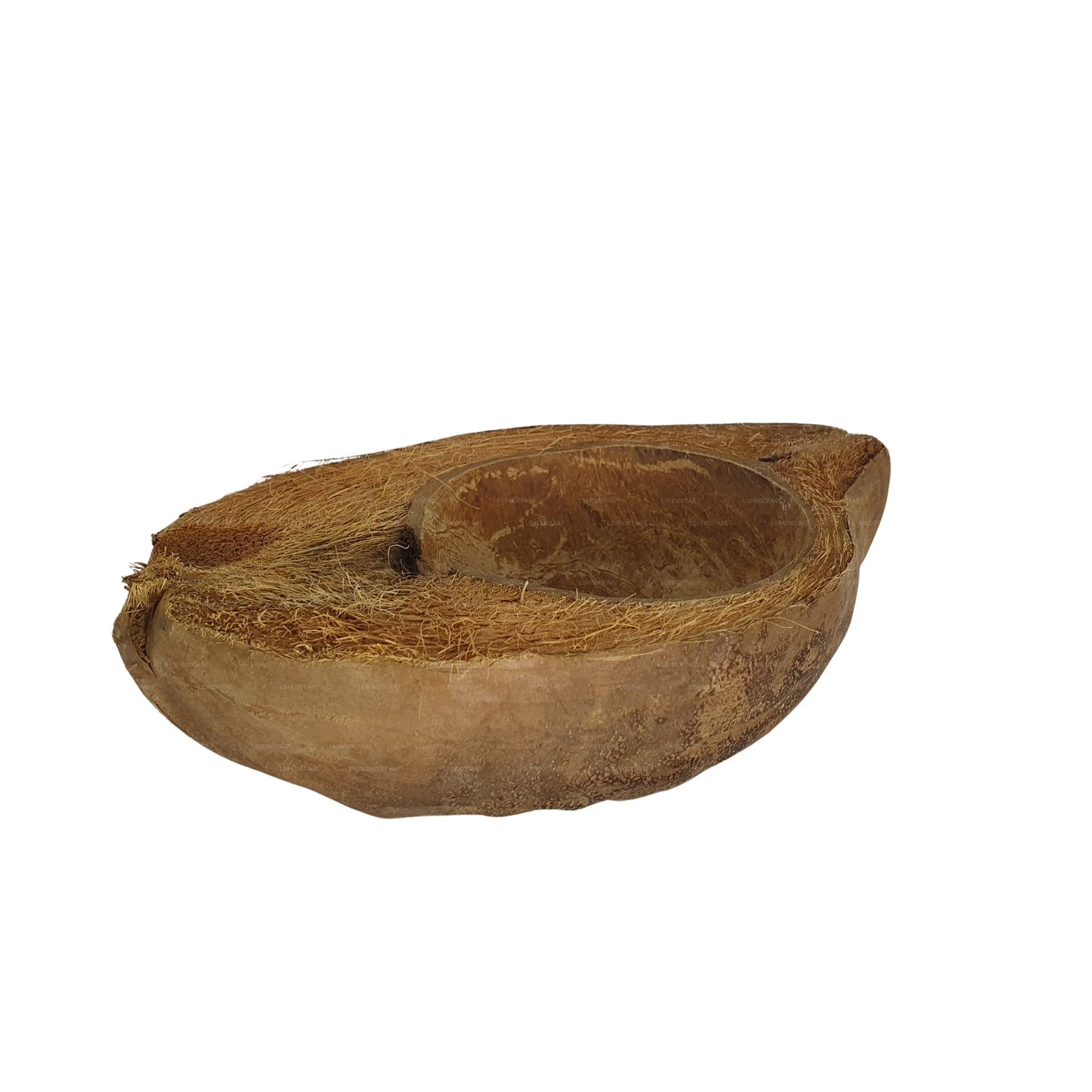 Bivenro Natural Coconut Pet Bowl Design (Free Size)