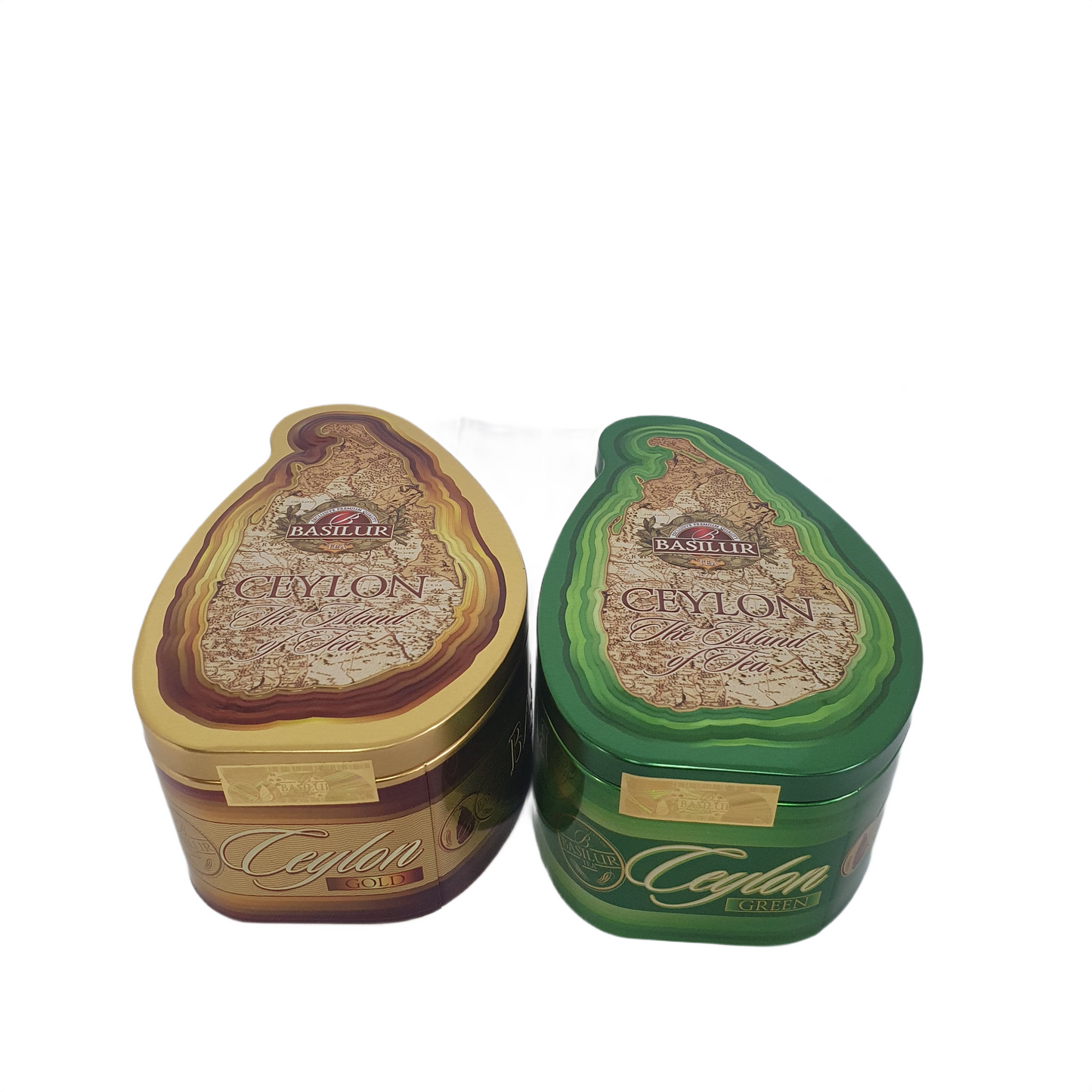 Basilur 木製プレゼンター 2 in 1 「紅茶の島 木製プレゼンター」(200g)