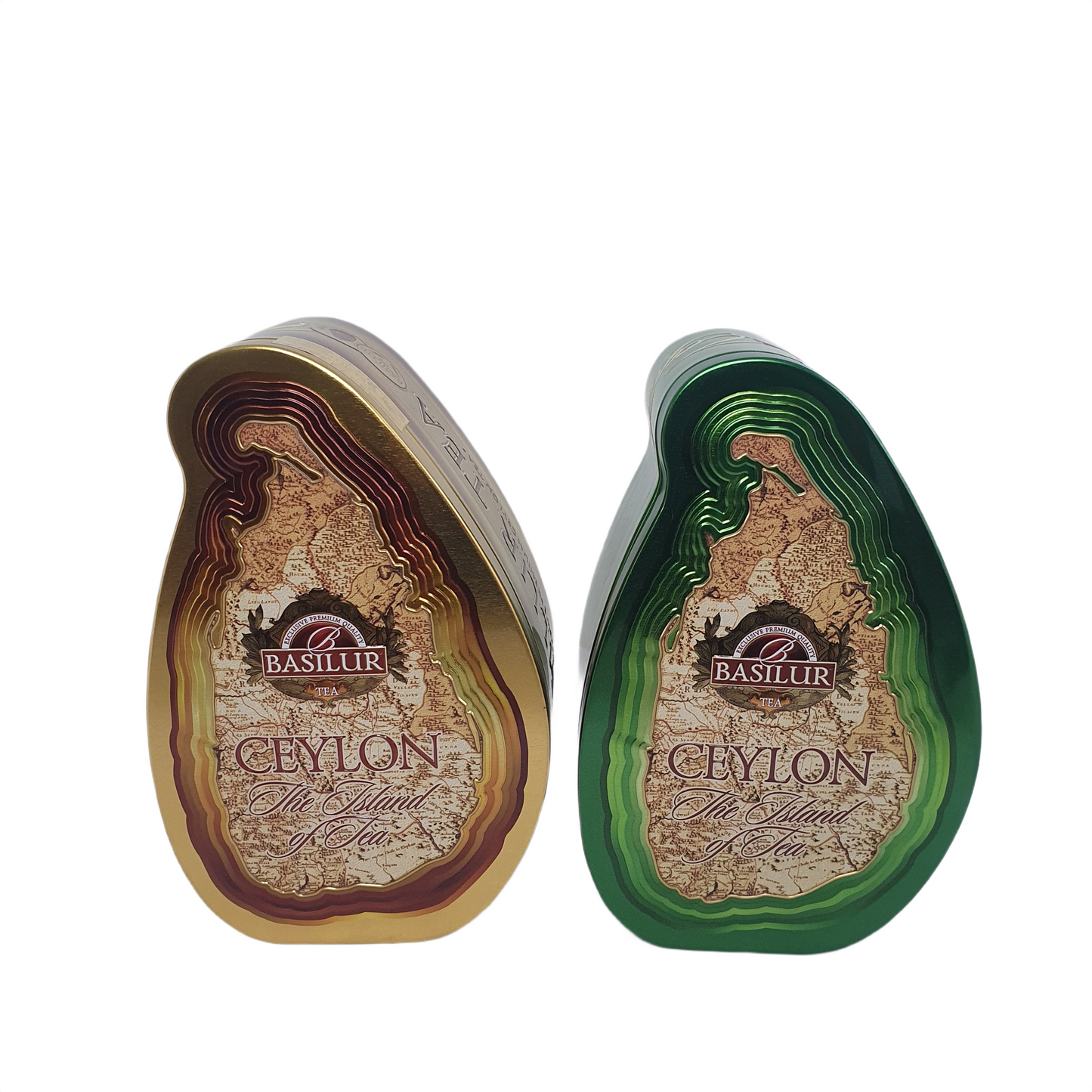 Basilur 木製プレゼンター 2 in 1 「紅茶の島 木製プレゼンター」(200g)