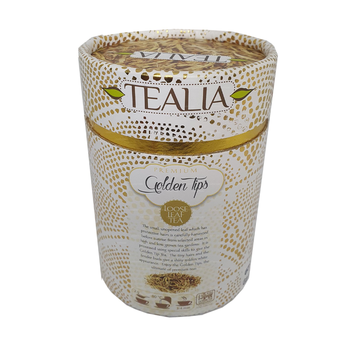 Tealia ゴールデンティップス キャニスター (50g)