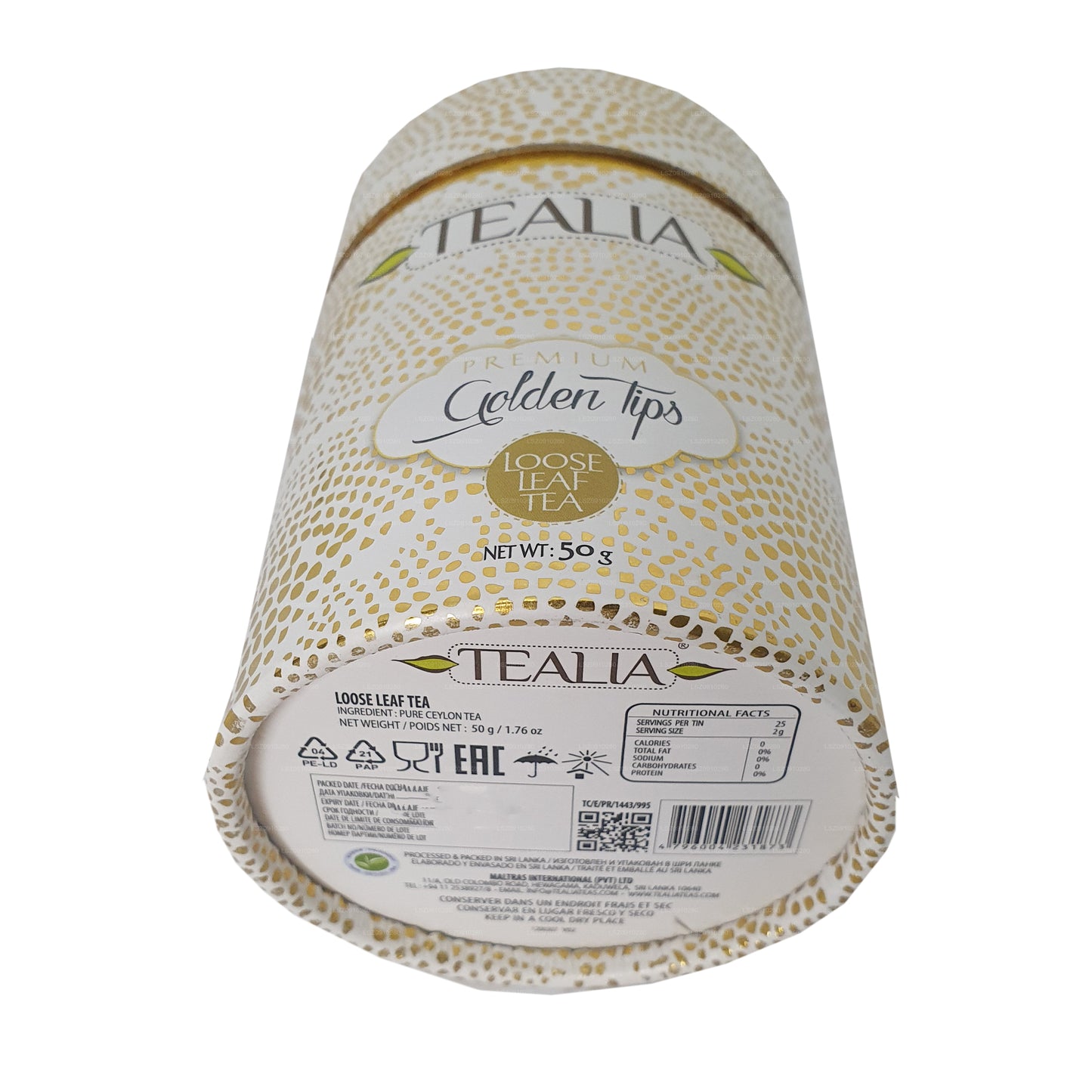 Tealia ゴールデンティップス キャニスター (50g)