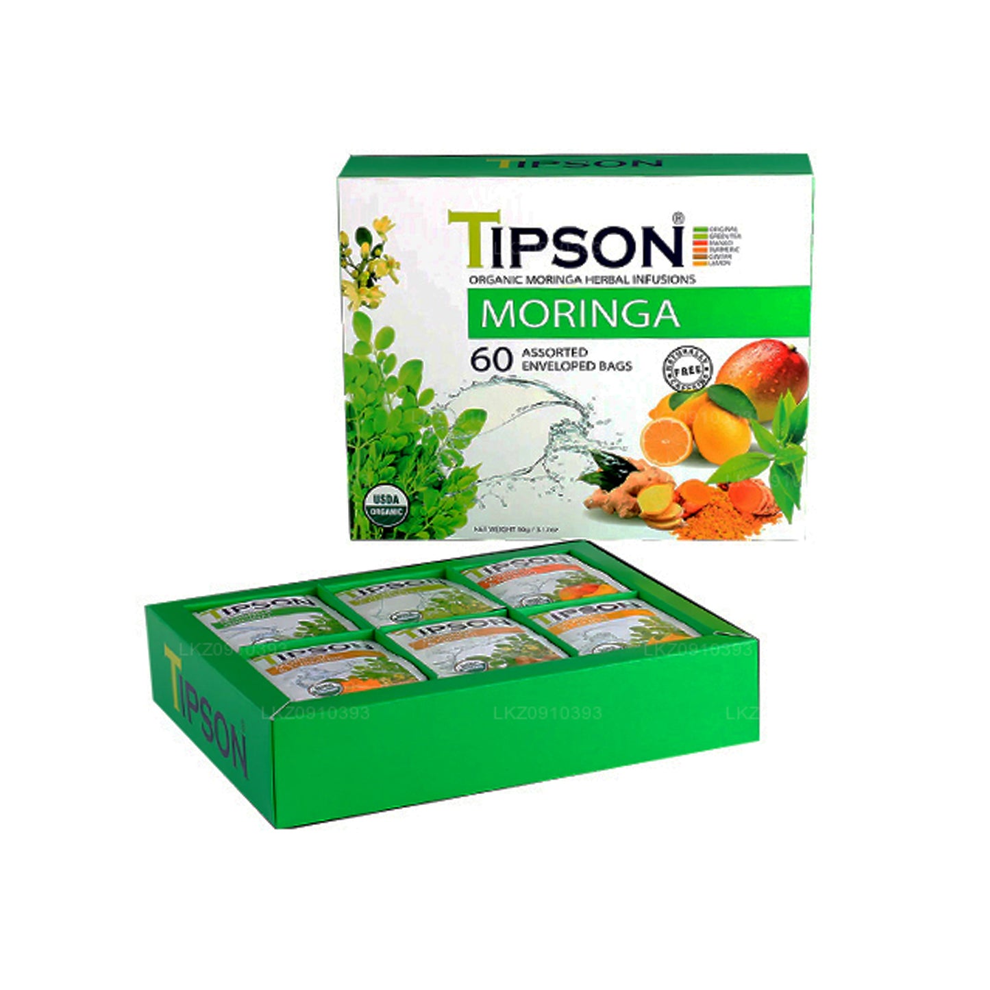 Tipson Tea オーガニックモリンガアソート (90g)