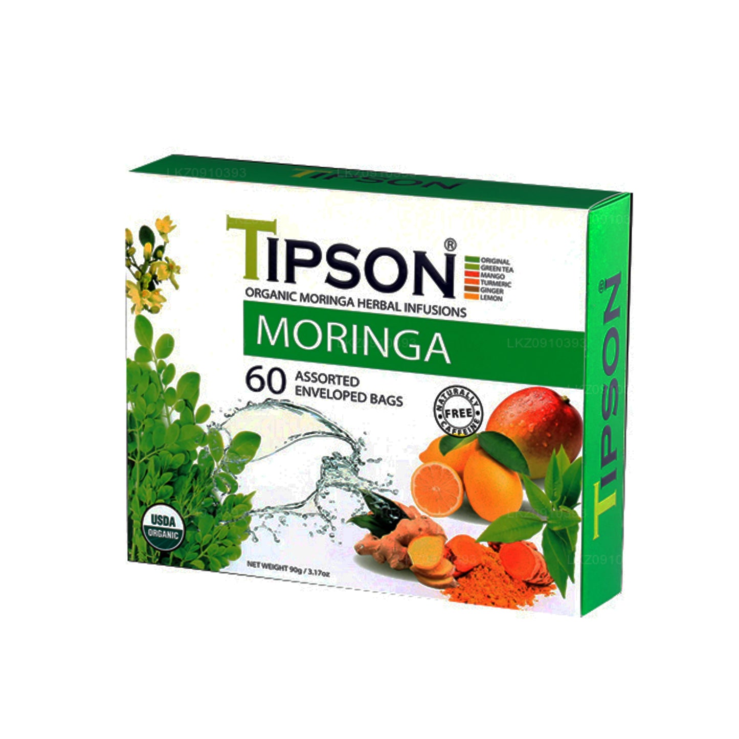 Tipson Tea オーガニックモリンガアソート (90g)