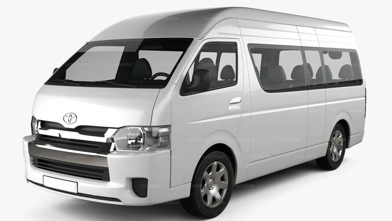 運転手付きの標準大型バンを時間単位でレンタル