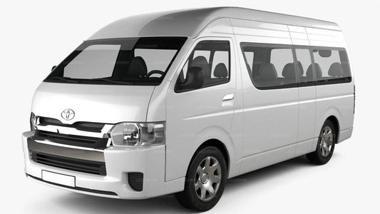 運転手付きの標準大型バンを時間単位でレンタル