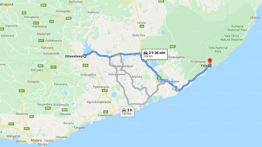 ウダワラウェ市からヤラ市へのプライベート送迎