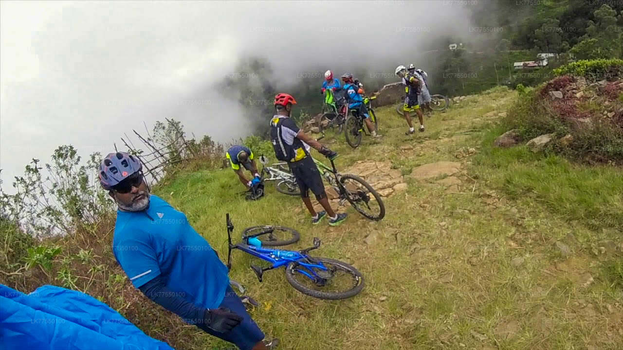 大比谷から自転車で行く悪魔の階段