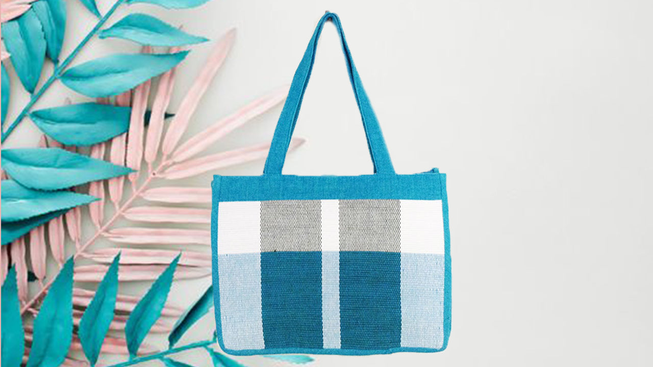 コットン手織りバッグ