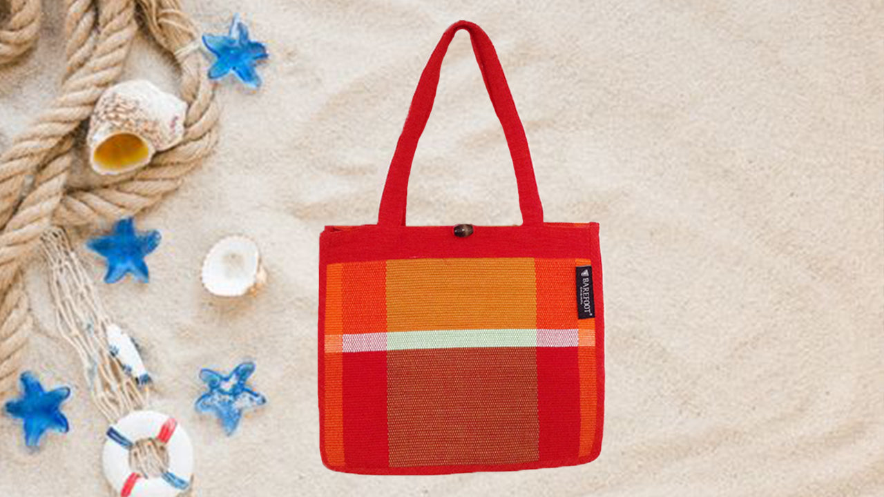 コットン手織りバッグ