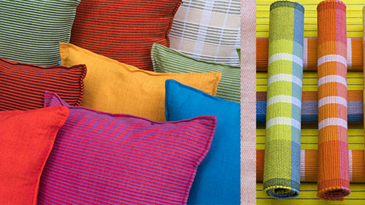 手作りクッションカバー