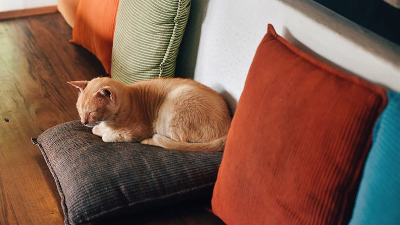 手作りクッションカバー