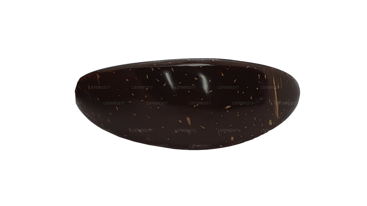 ココナッツシェル ヘアクリップ (デザイン E)