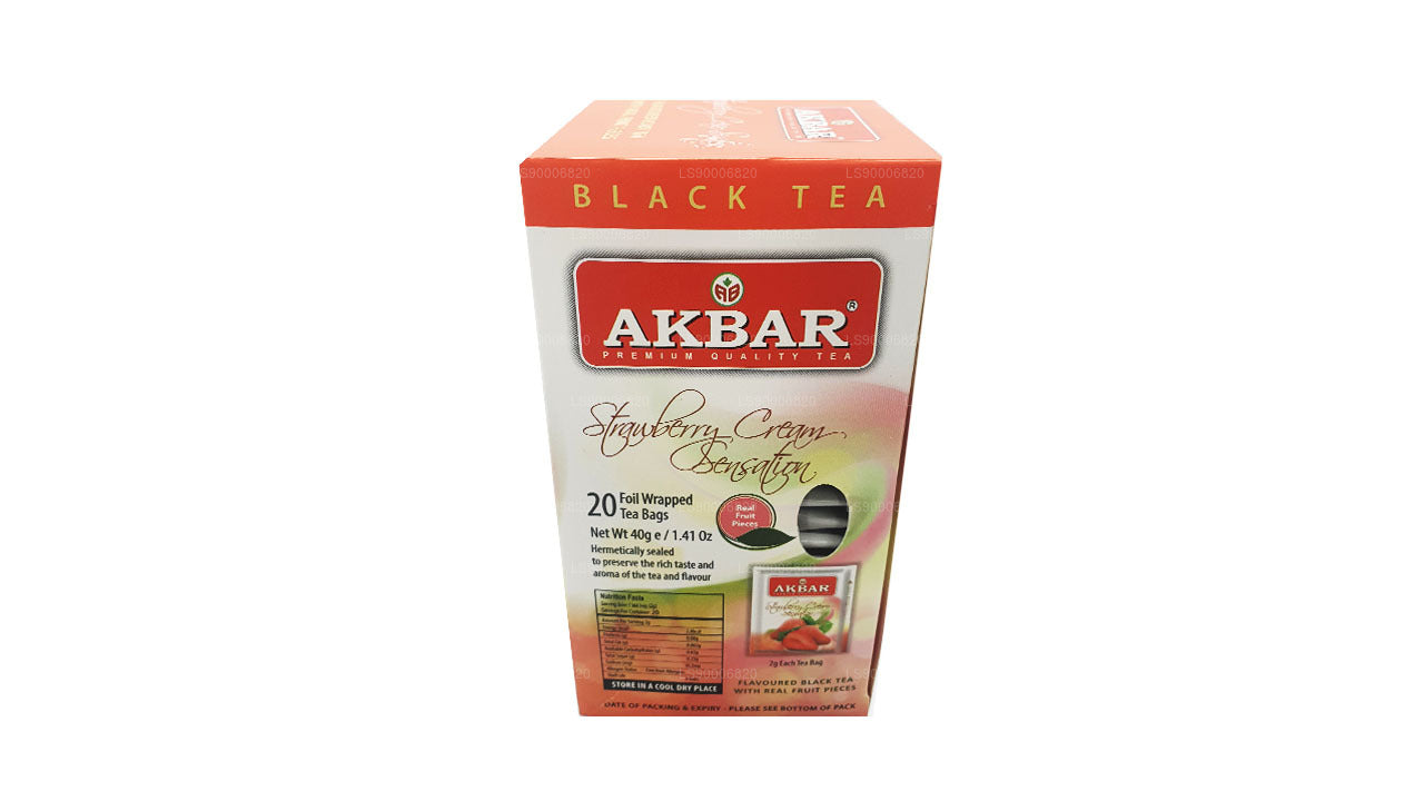 Akbar ストロベリークリームセンセーション (40g) 20ティーバッグ