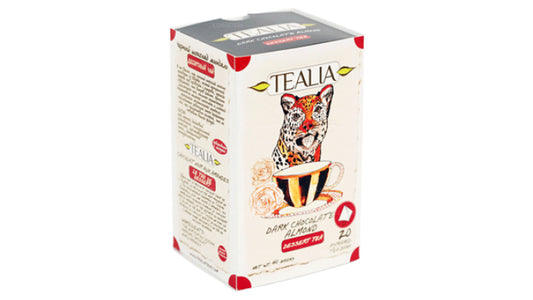 Tealia ダークチョコレート アーモンド ピラミッド ティーバッグ (40g)