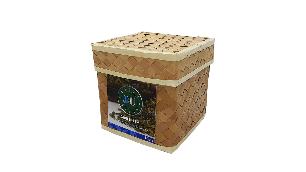 J&amp;U ピュアセイロン グリーンルーズリーフティー (100g)